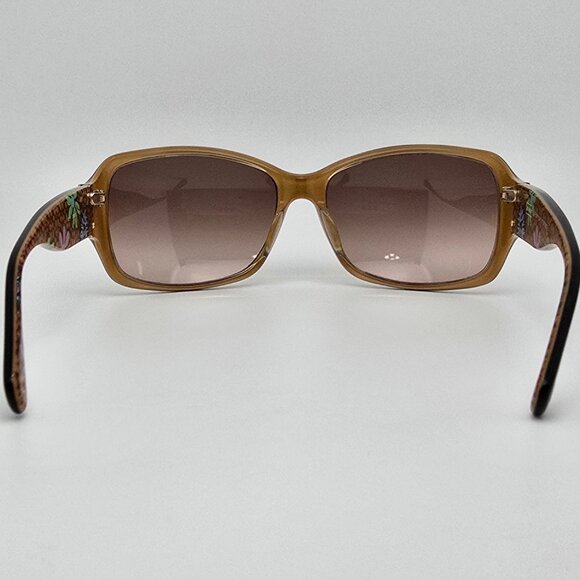 Coach Peony S471 Tortoise Frame Light Brown Gradient Lens Sunglasses 59-16-125 - Picture 4 of 15